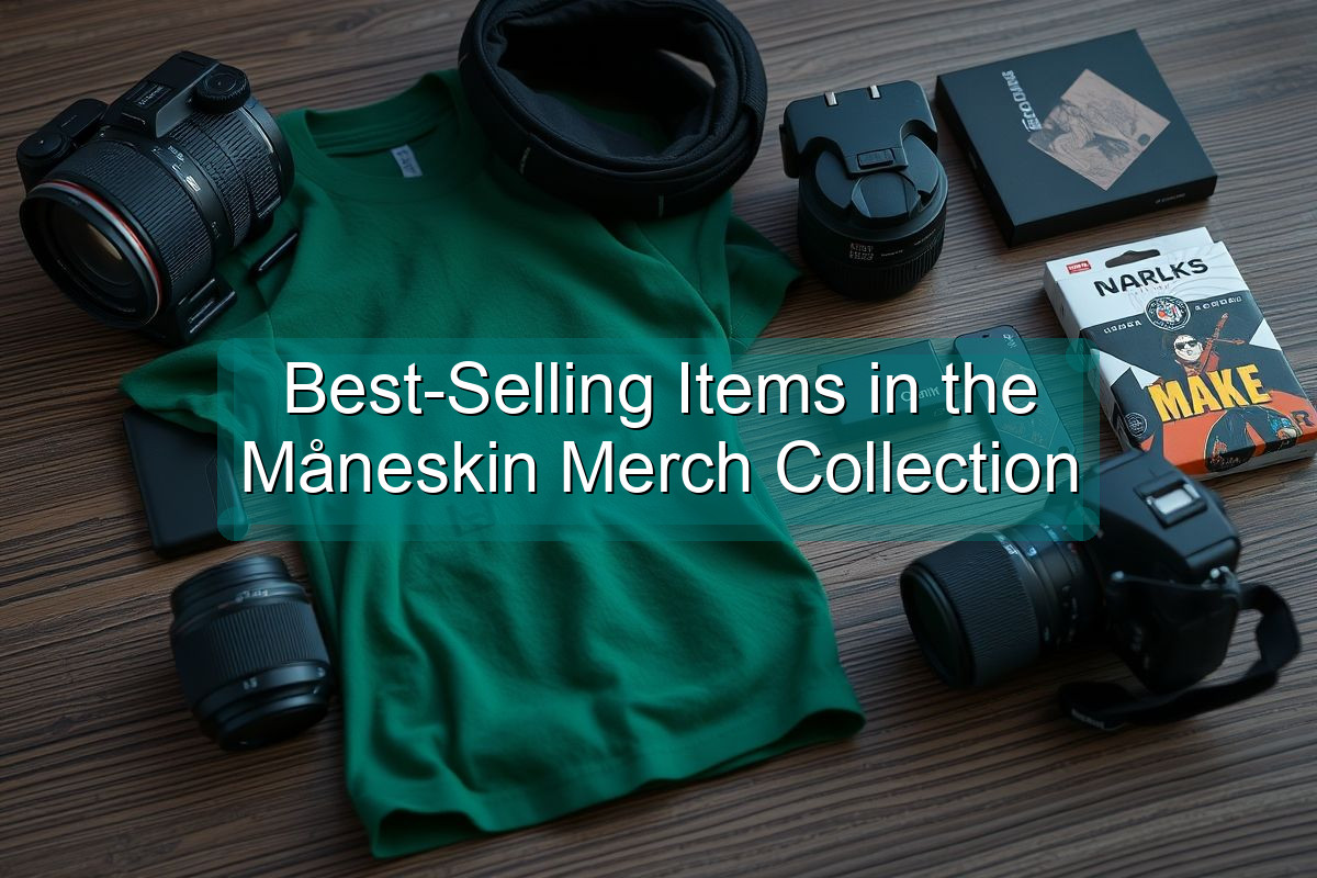 Best-Selling Items in the Måneskin Merch Collection