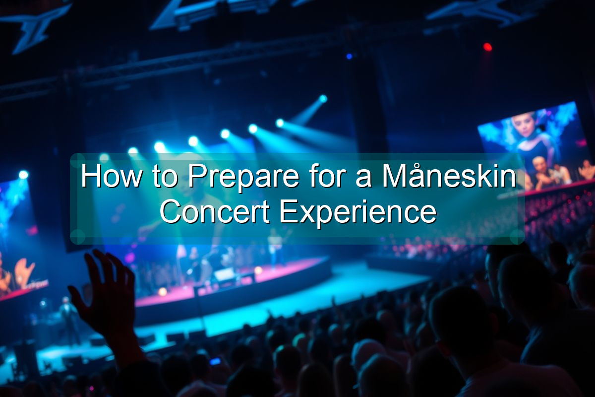 How to Prepare for a Måneskin Concert Experience