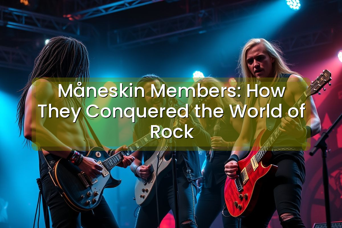Måneskin Members: How They Conquered the World of Rock