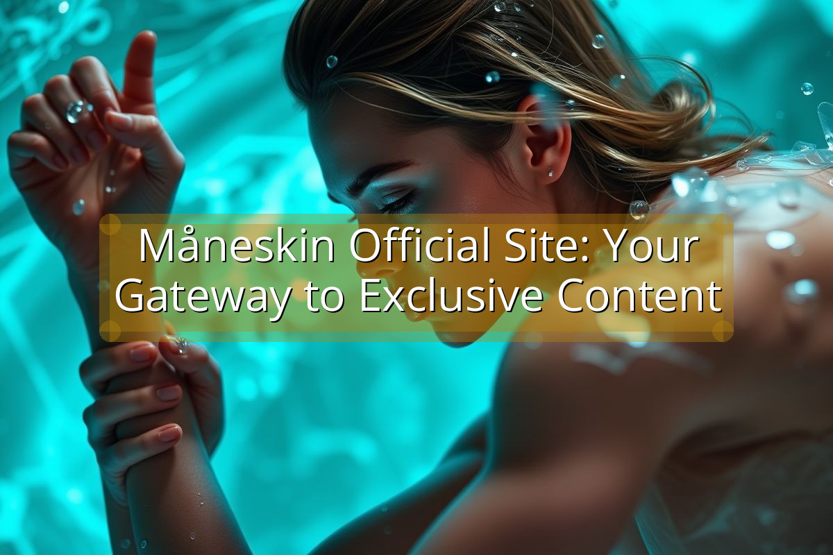 Måneskin Official Site: Your Gateway to Exclusive Content