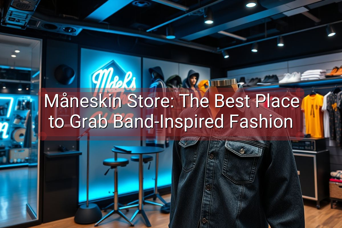 Måneskin Store: The Best Place to Grab Band-Inspired Fashion
