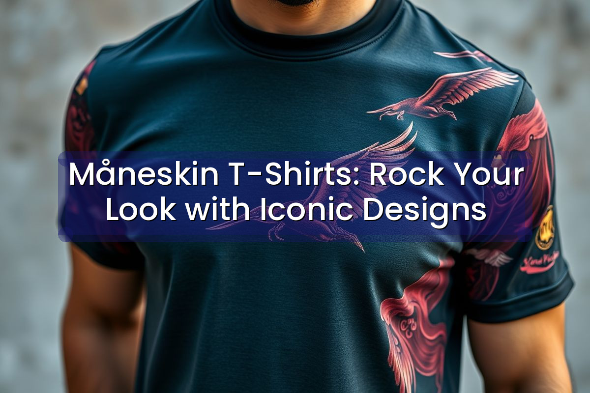 Måneskin T-Shirts: Rock Your Look with Iconic Designs