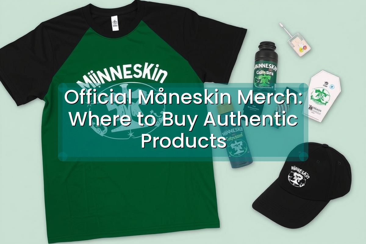 Official Måneskin Merch: Where to Buy Authentic Products
