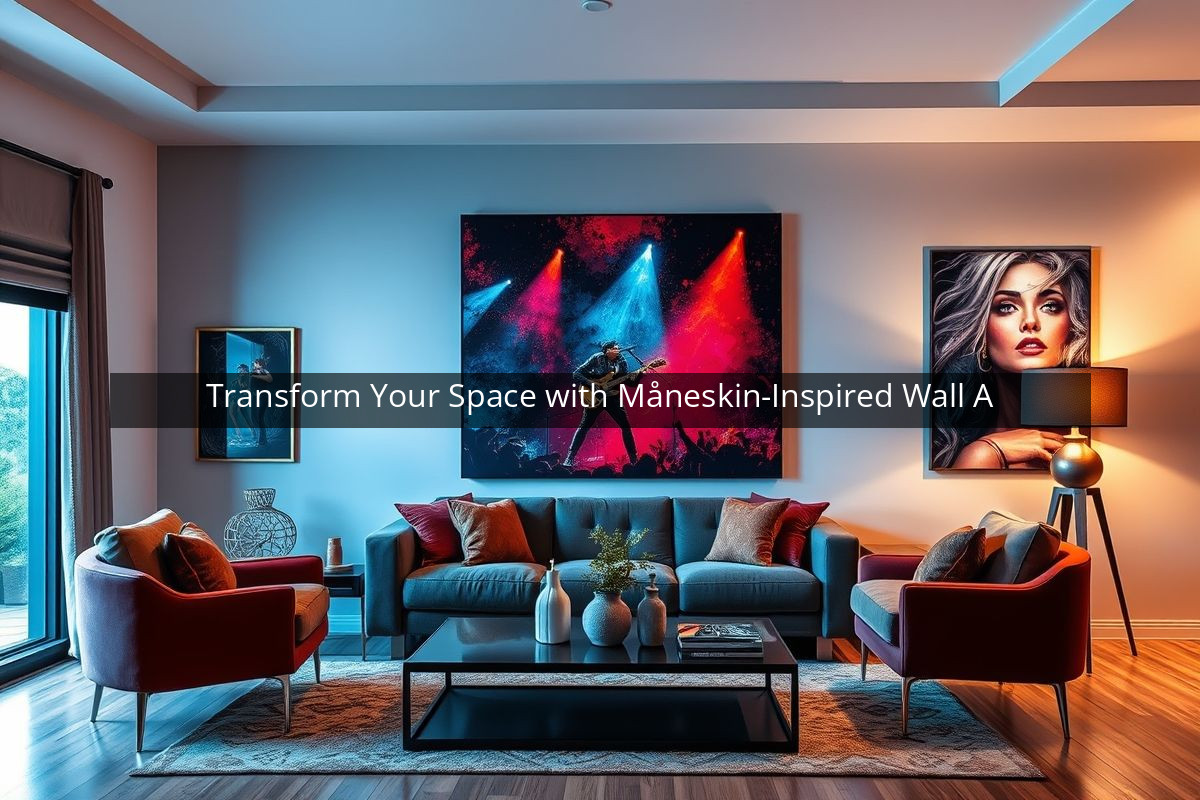 Transform Your Space with Måneskin-Inspired Wall Art - 20 Suggestions