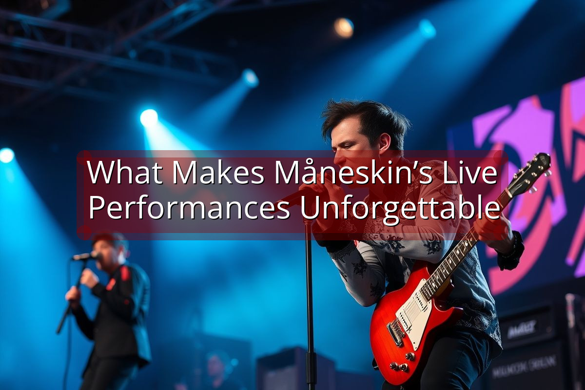 What Makes Måneskin’s Live Performances Unforgettable